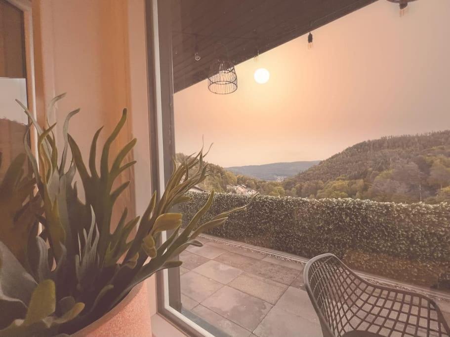 Wohnen Im Schwarzwald Mit Panoramablick Apartman Bad Herrenalb Kültér fotó